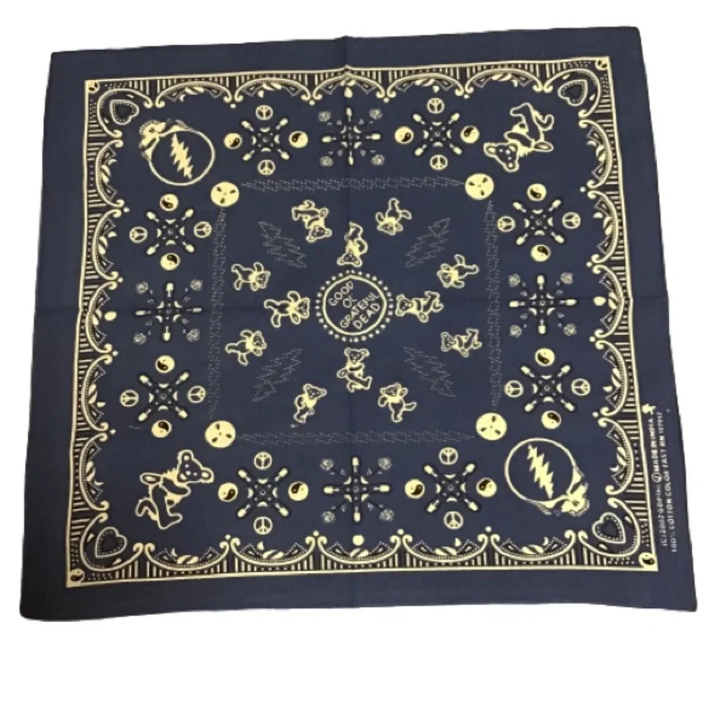Blue good old Grateful Dead bandana NWT